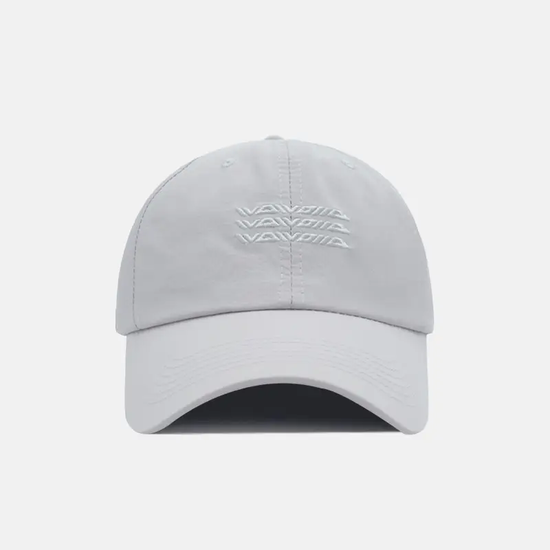 Light Blue Embroidered Baseball Cap for Men Women Summer Sun Protection - Image 5