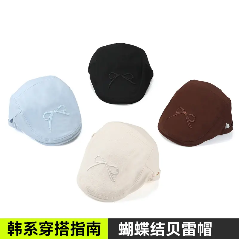 2025 Korean Ins Bow Forward Hat for Girls - Image 5