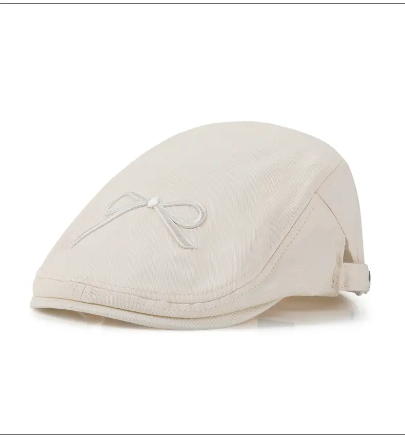 2025 Korean Ins Bow Forward Hat for Girls — feature 13