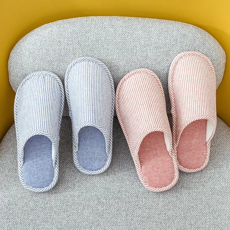 Cotton Slippers with Thick Soles for Women, Autumn and Winter Indoor Warm Home Shoes, Couple Slippers, Men's Winter Shoes, Home Leisure Shoes - Image 7