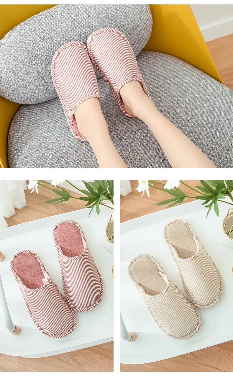 Cotton Slippers with Thick Soles for Women, Autumn and Winter Indoor Warm Home Shoes, Couple Slippers, Men's Winter Shoes, Home Leisure Shoes — feature 9