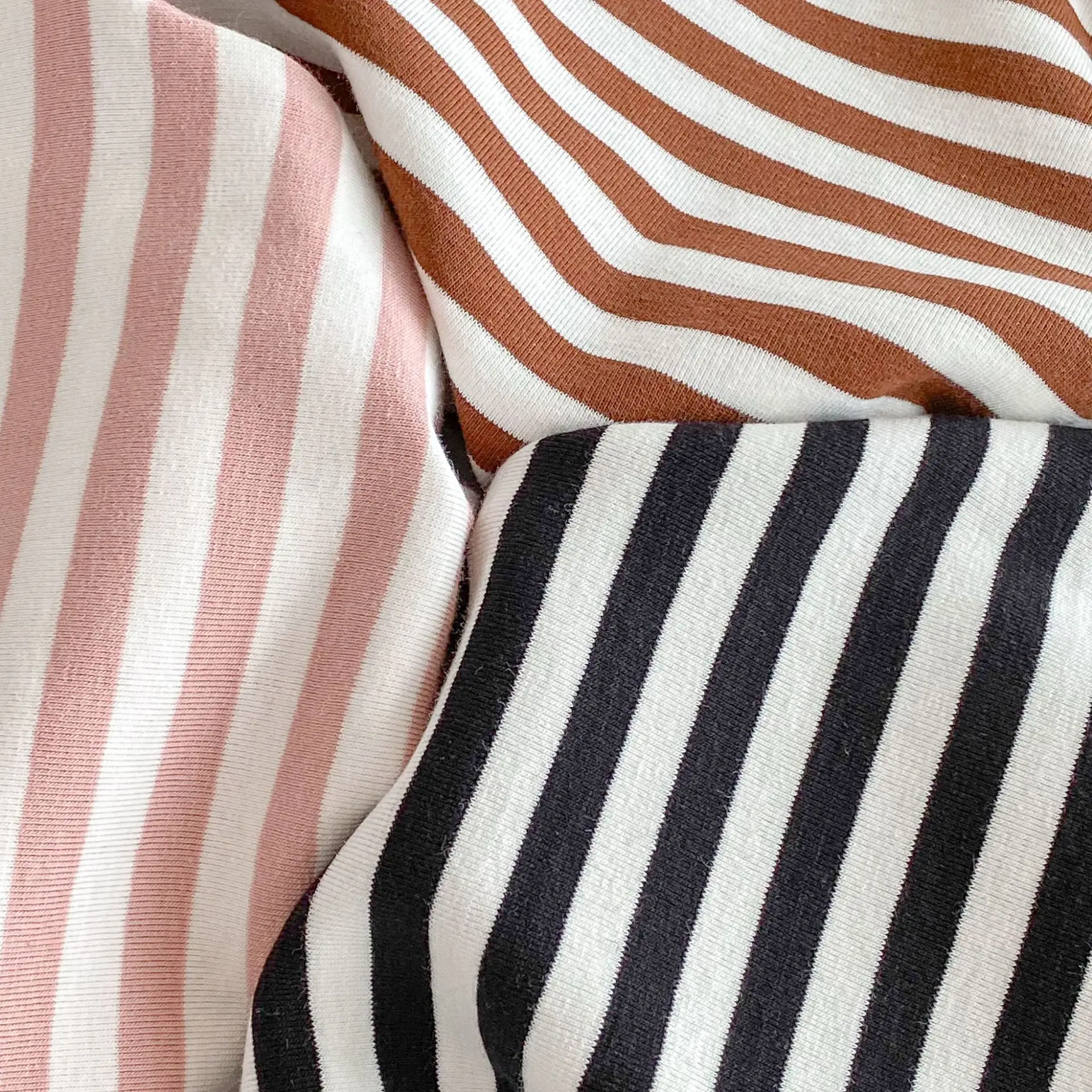 Children Striped T-Shirt Boys Girls Off Shoulder Spring Autumn — feature 17