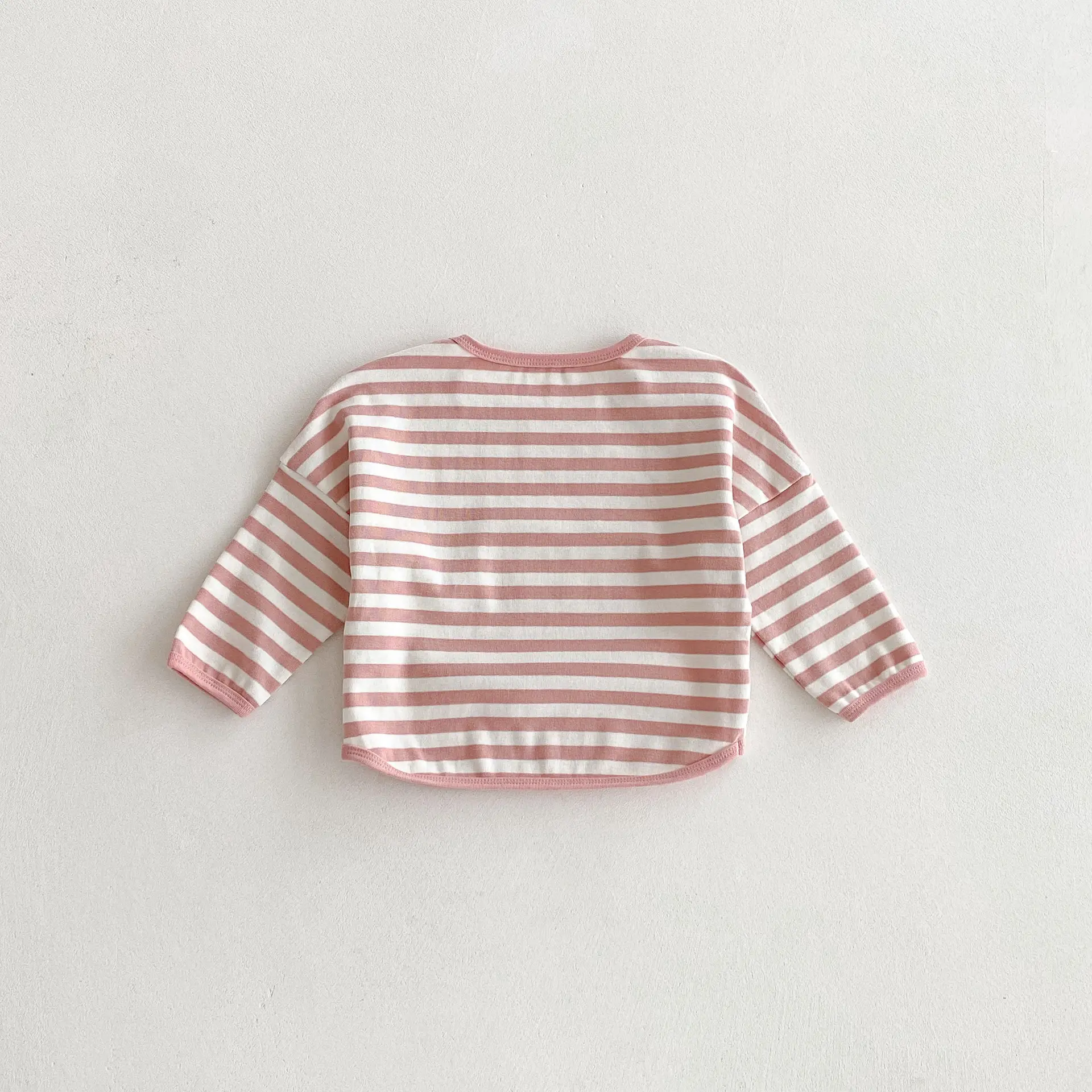 Children Striped T-Shirt Boys Girls Off Shoulder Spring Autumn — feature 29