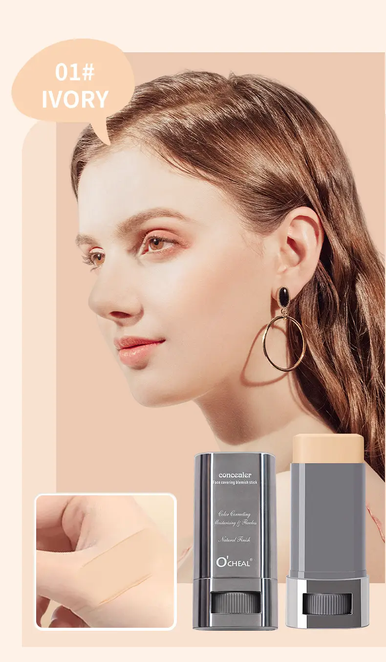 Ocheal Cross-Border Concealer Foundation Stick Cream Liquid Concealer Acne Marks Dark Circles Tattoo Foundation — feature 10