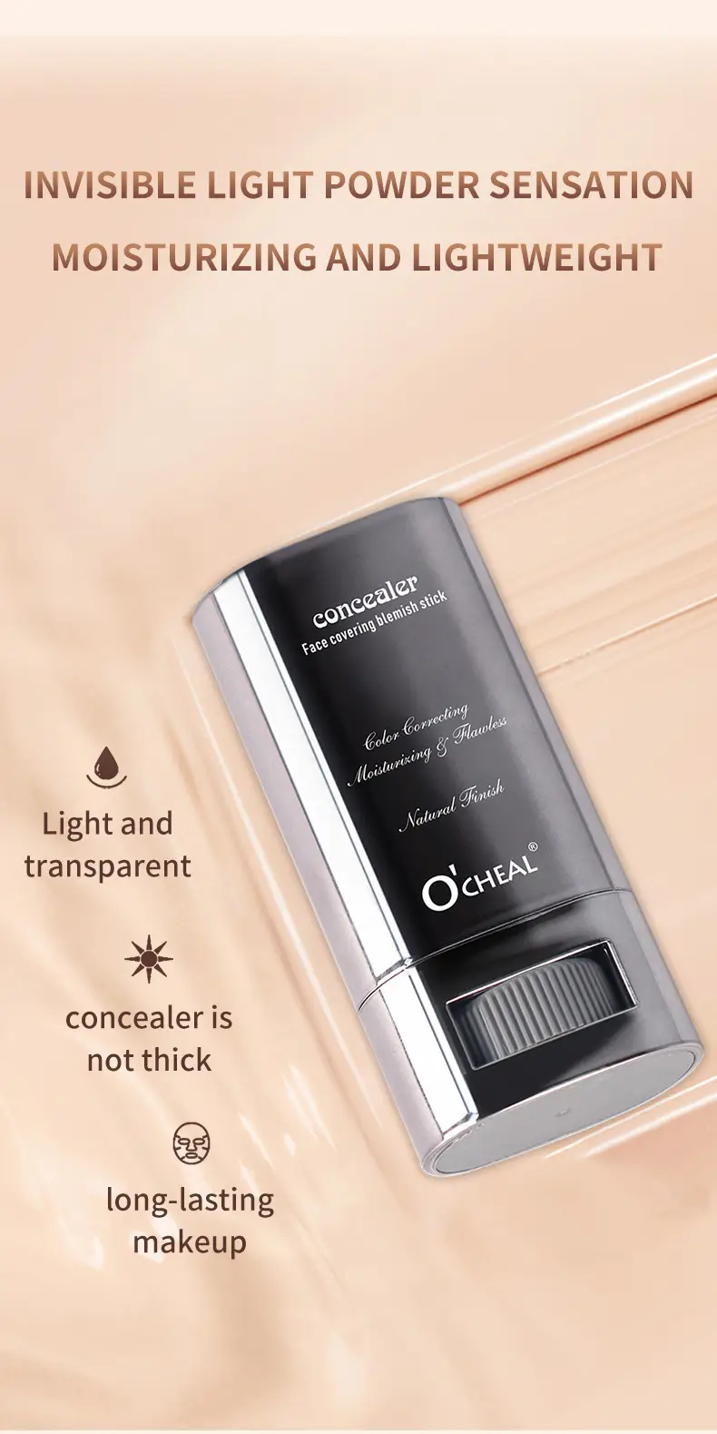 Ocheal Cross-Border Concealer Foundation Stick Cream Liquid Concealer Acne Marks Dark Circles Tattoo Foundation — feature 15