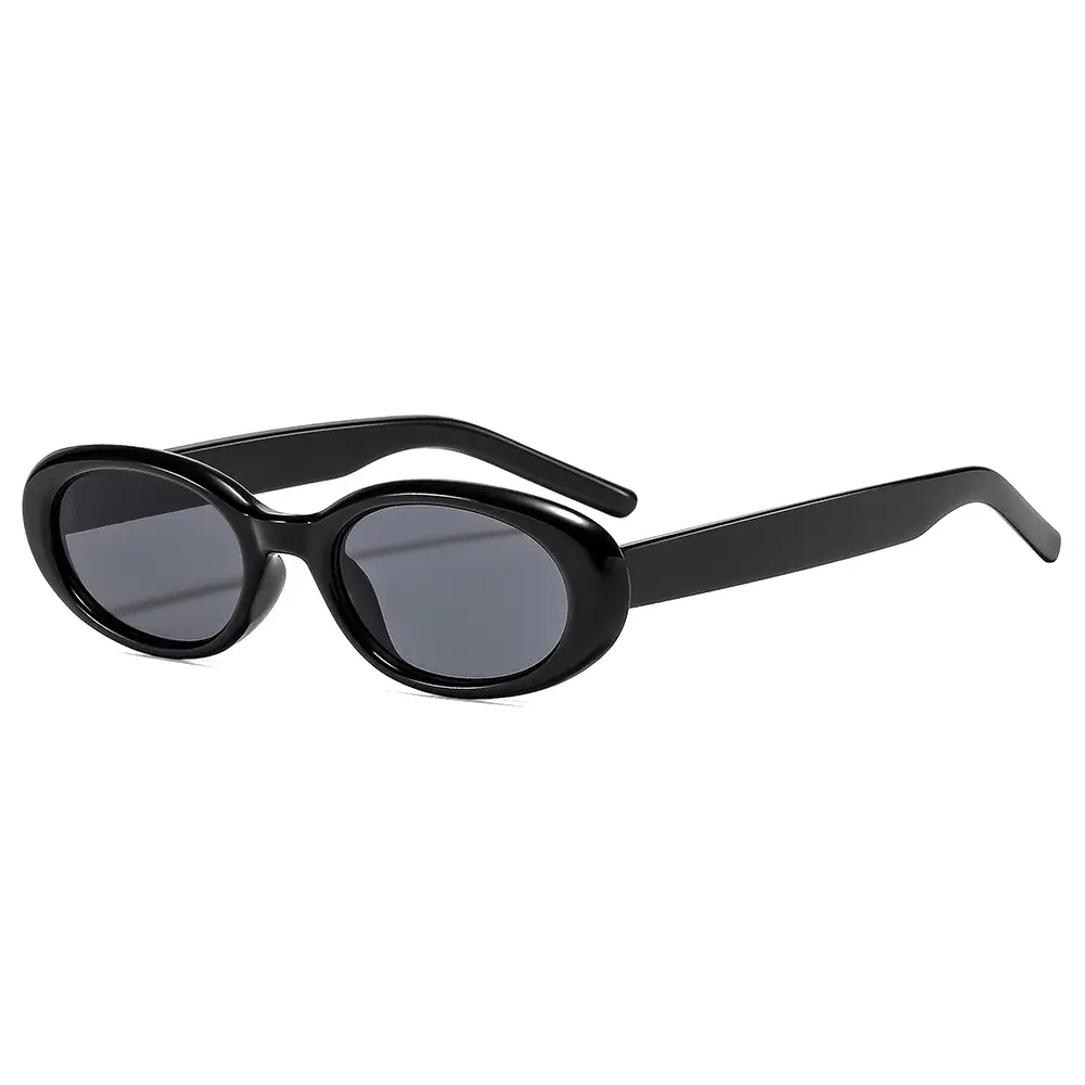 Retro Oval Sunglasses Black Cross-Border Summer Outdoor - Image 12