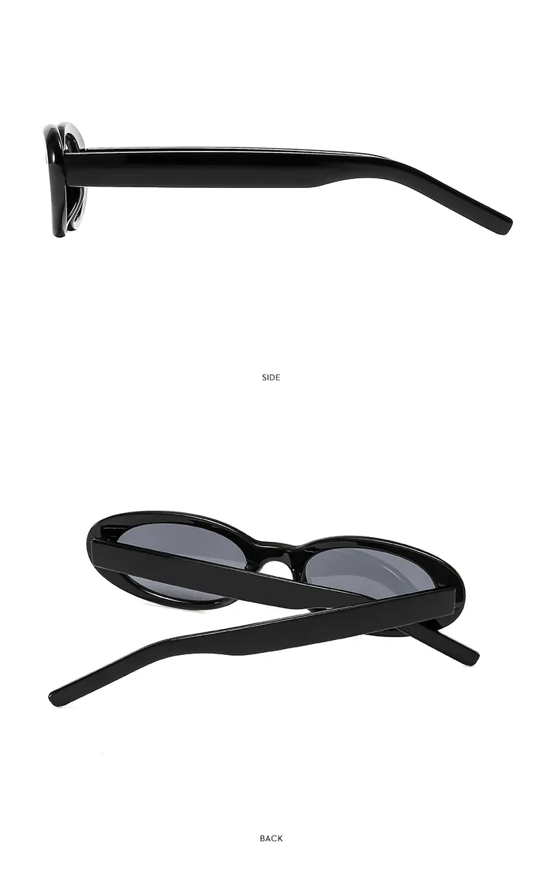 Retro Oval Sunglasses Black Cross-Border Summer Outdoor — feature 14