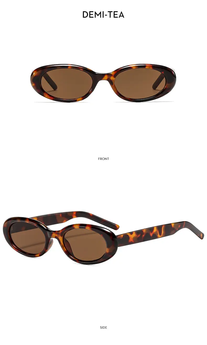 Retro Oval Sunglasses Black Cross-Border Summer Outdoor — feature 16