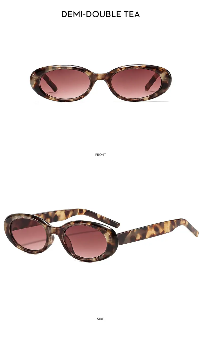 Retro Oval Sunglasses Black Cross-Border Summer Outdoor — feature 19