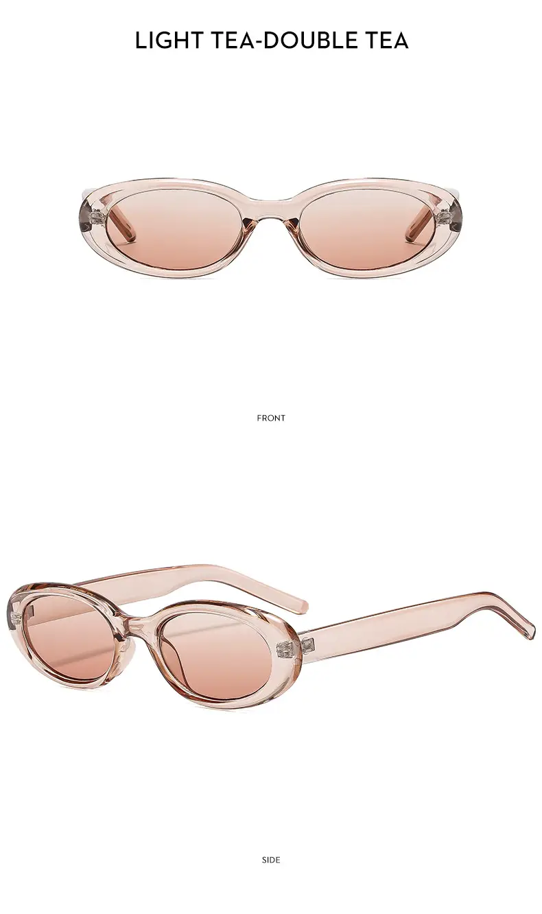 Retro Oval Sunglasses Black Cross-Border Summer Outdoor — feature 20