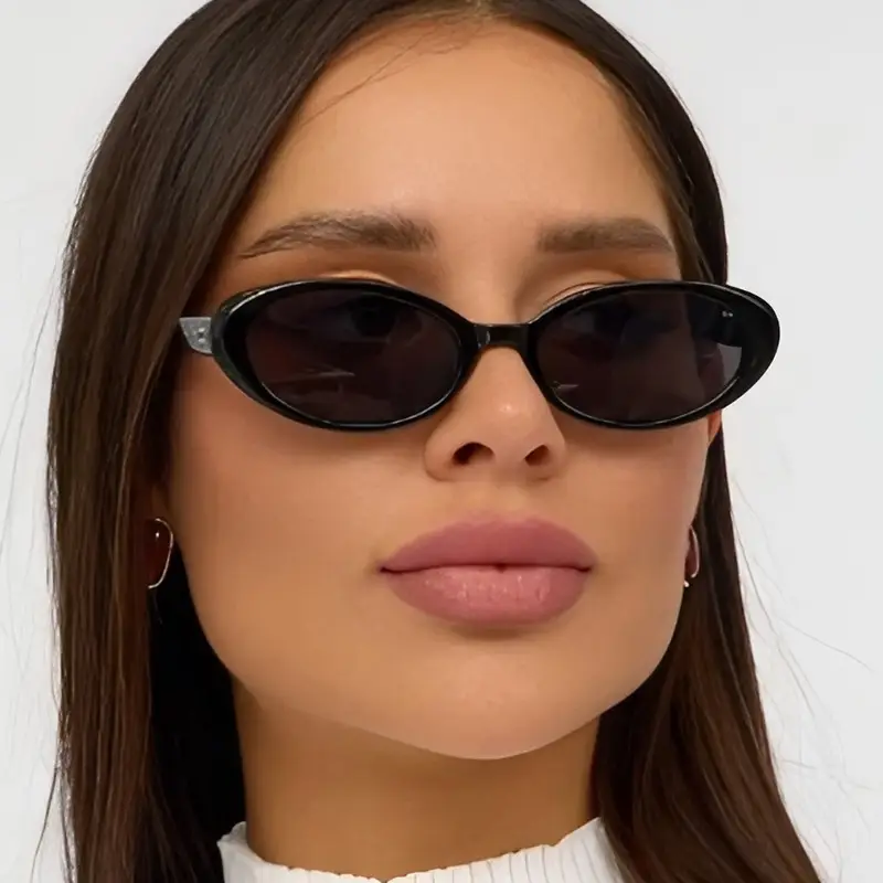 Retro Oval Sunglasses Black Cross-Border Summer Outdoor — feature 4