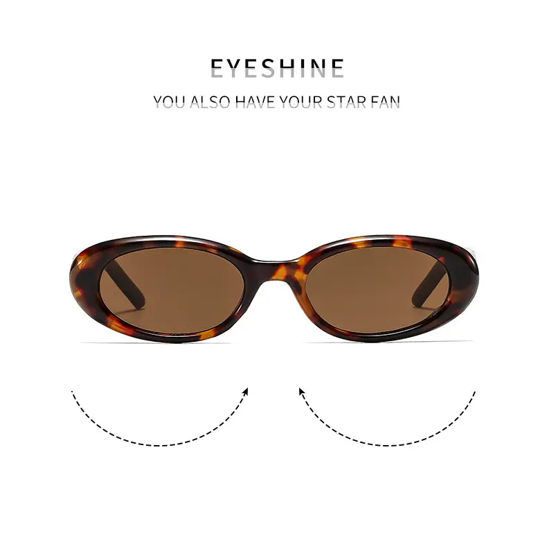Retro Oval Sunglasses Black Cross-Border Summer Outdoor — feature 6