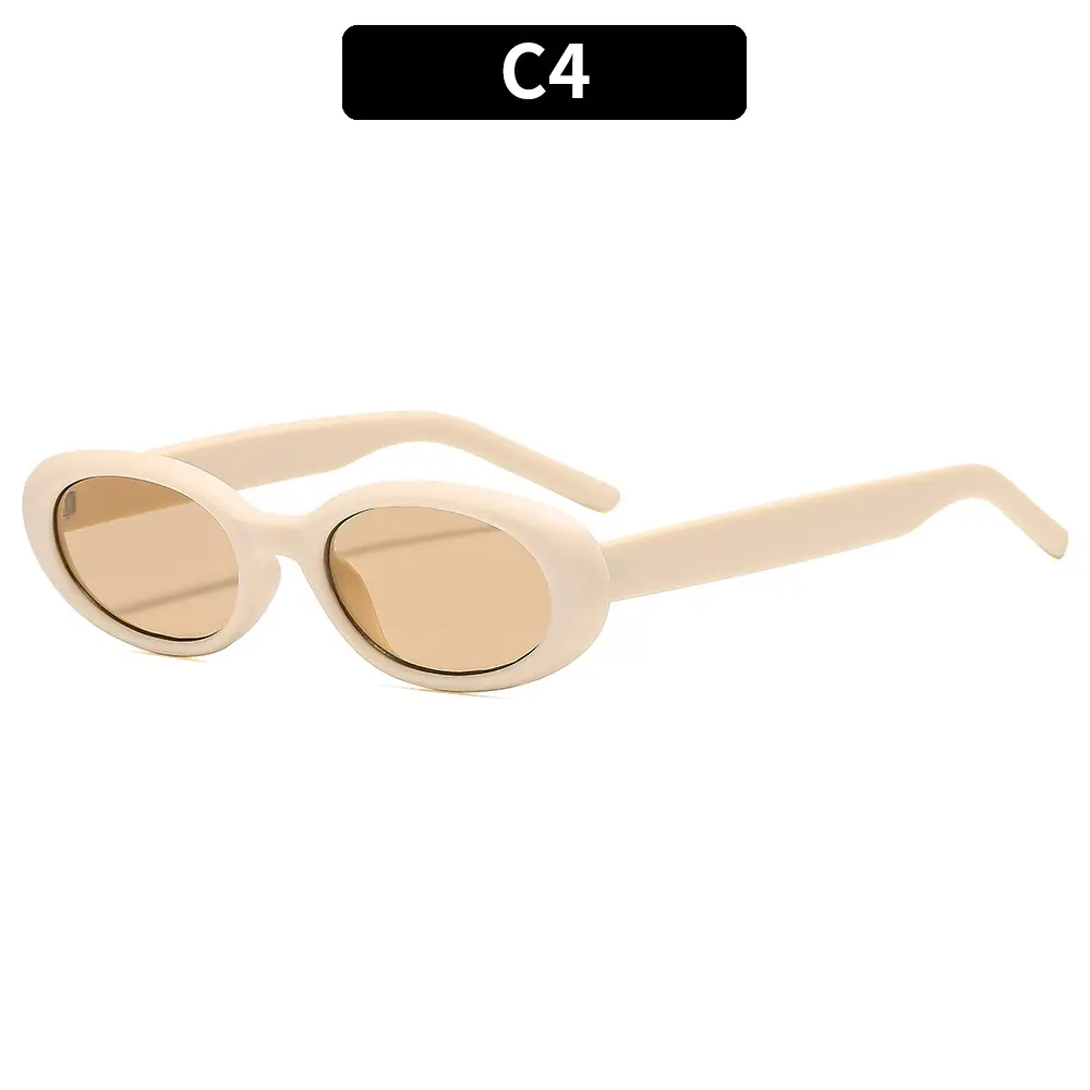 Retro Oval Sunglasses Black Cross-Border Summer Outdoor - Image 4