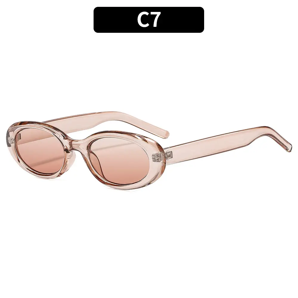 Retro Oval Sunglasses Black Cross-Border Summer Outdoor - Image 7