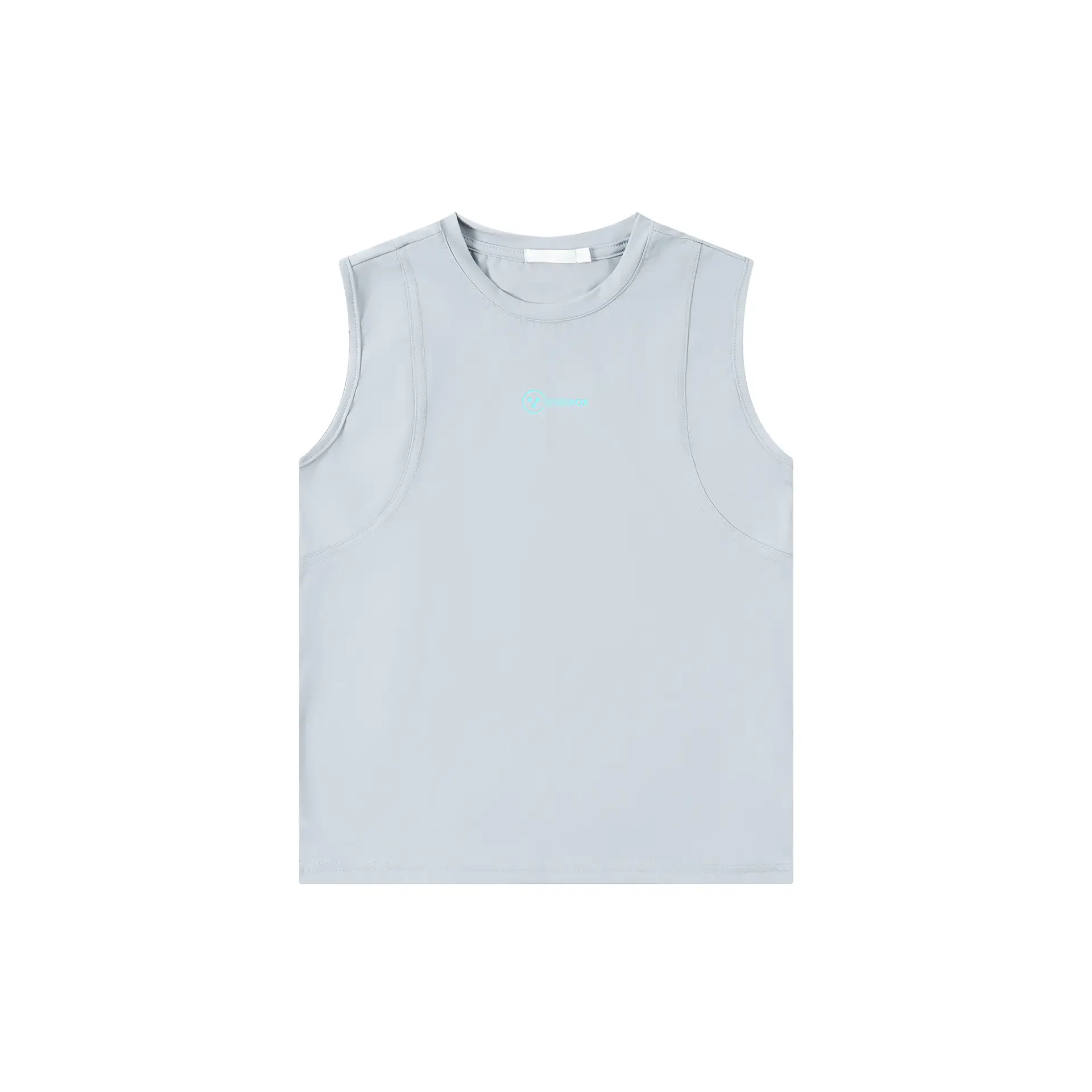 Kids Sleeveless Vest Light Blue Quick-Dry Summer Wear - Image 3