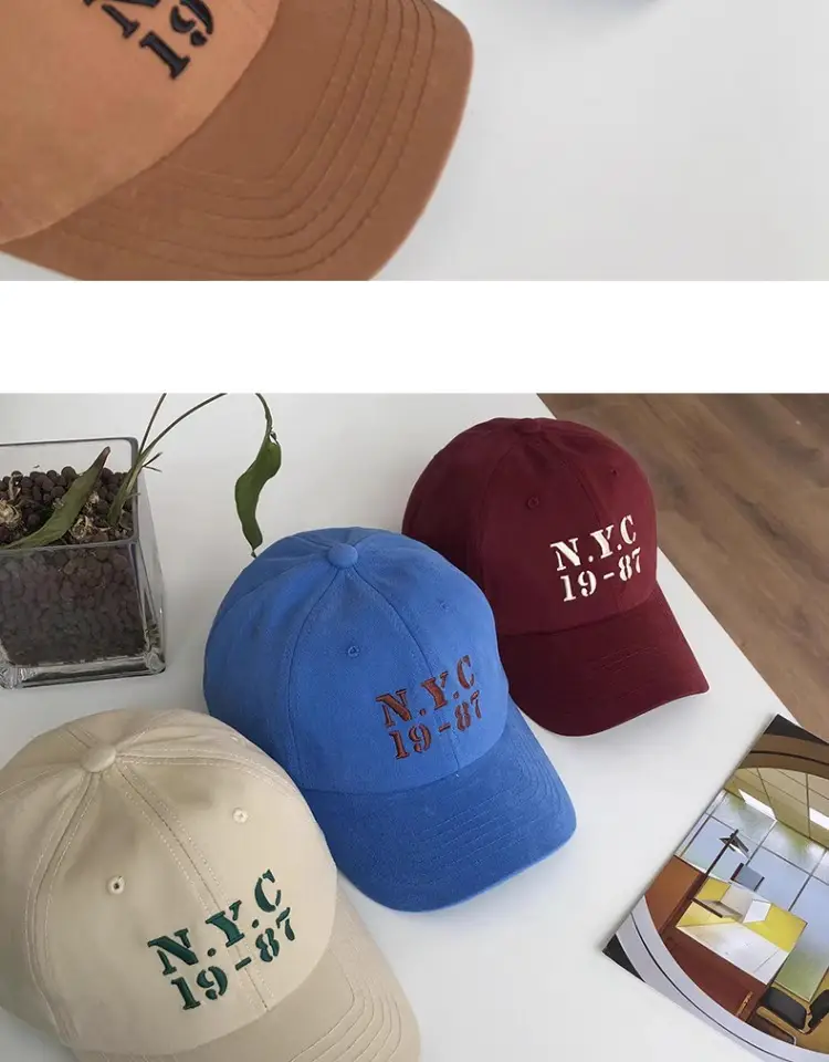 Korean Style Women Baseball Caps Small to Large — feature 5