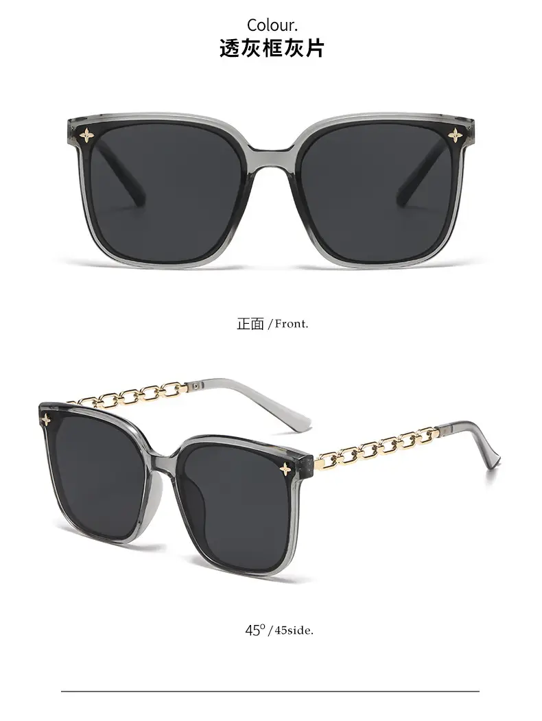 Women Sunglasses with Chain Temples & Polarized Design — feature 16