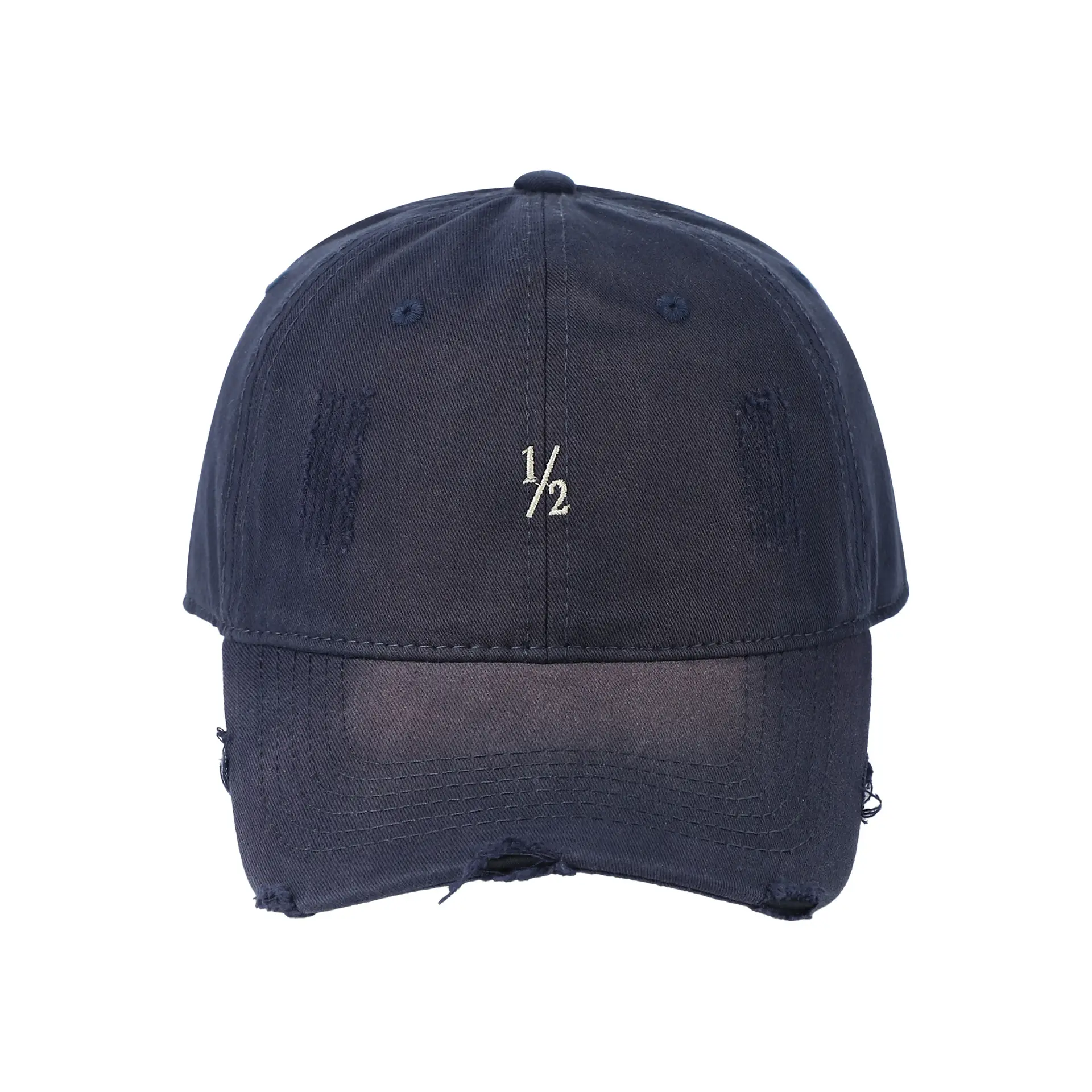 Red Vintage Distressed Baseball Cap for Women - Image 7