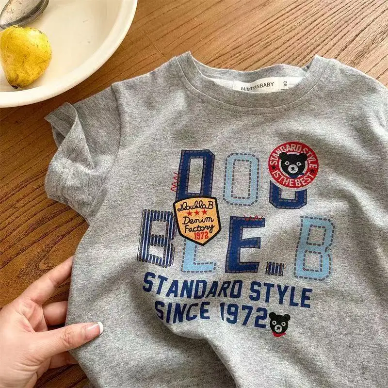 Baby T-Shirt 2025 Summer Pure Cotton Girls Half Sleeve