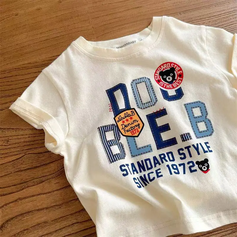 Baby T-Shirt 2025 Summer Pure Cotton Girls Half Sleeve — feature 5