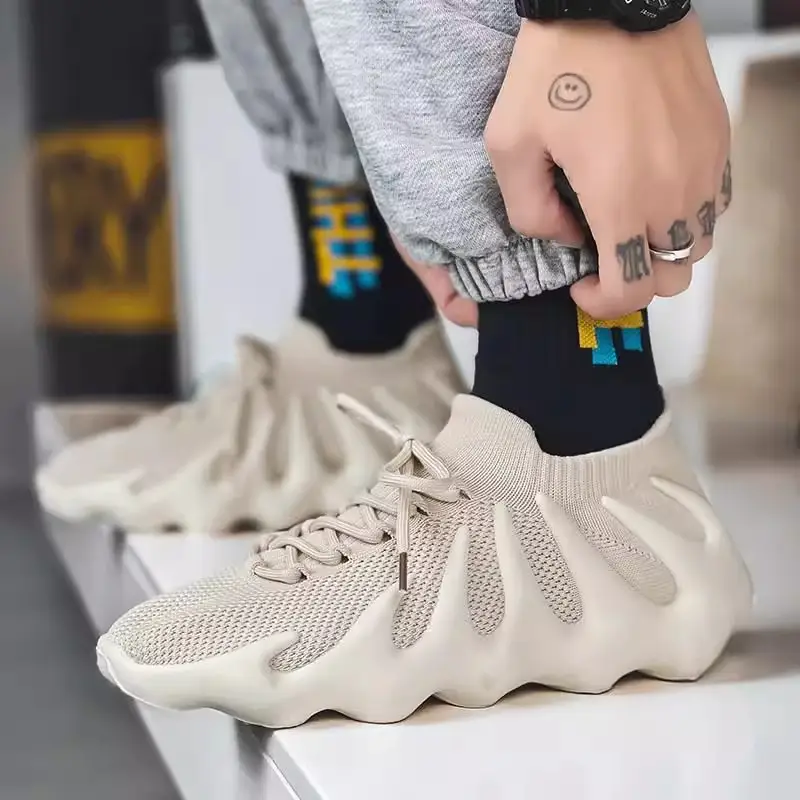 Spring, Autumn and Summer Casual Running Women's Shoes, Lightweight Octopus Dad Shoes, Coconut New Mom Shoes, Sports Shoes for Men - Image 5