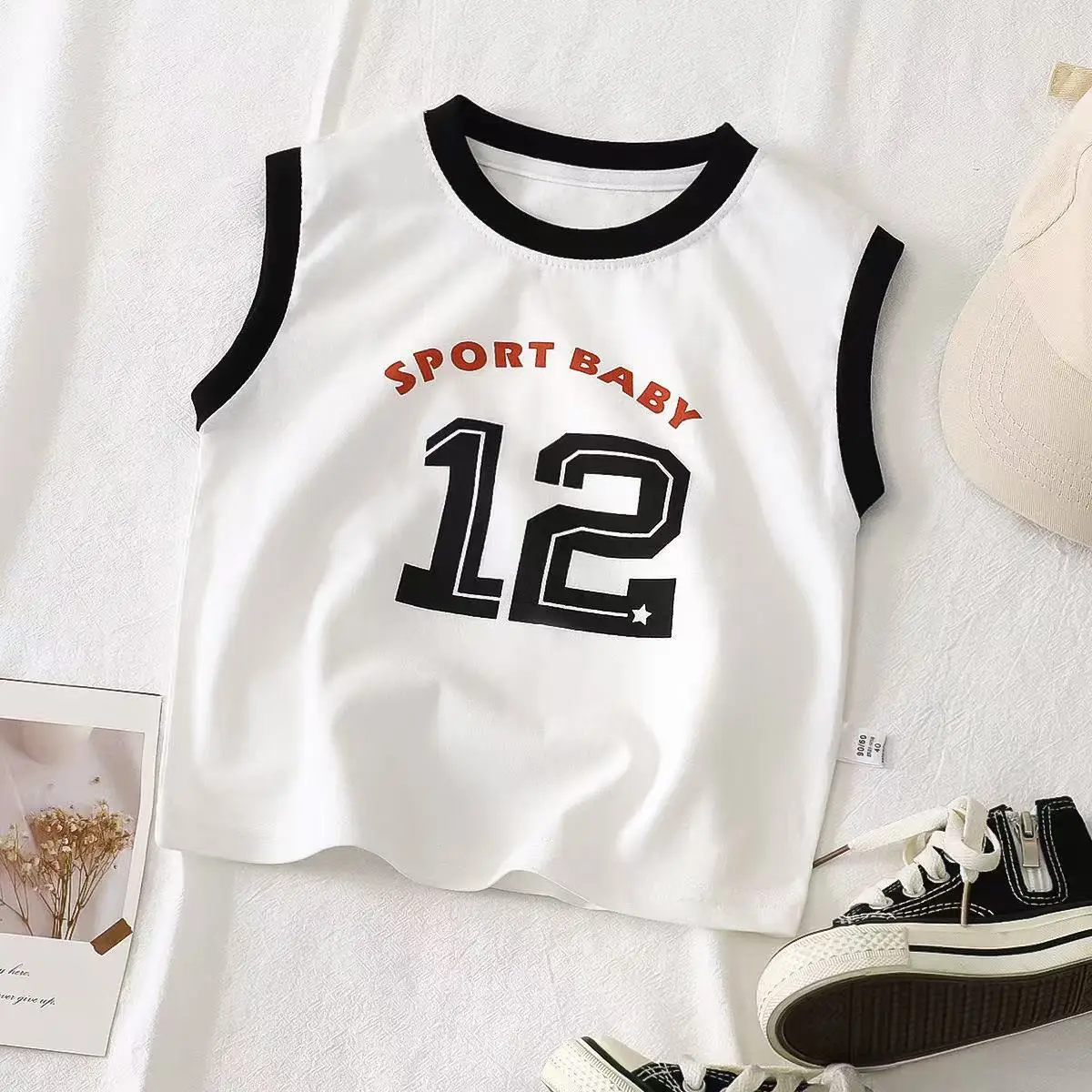Children's Sleeveless Cotton Tops Set for Summer — feature 6