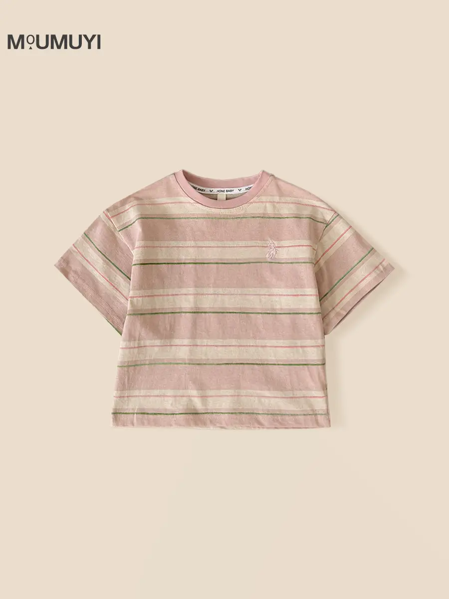 Boys Striped Short Sleeve T-Shirt 2025 - Image 5