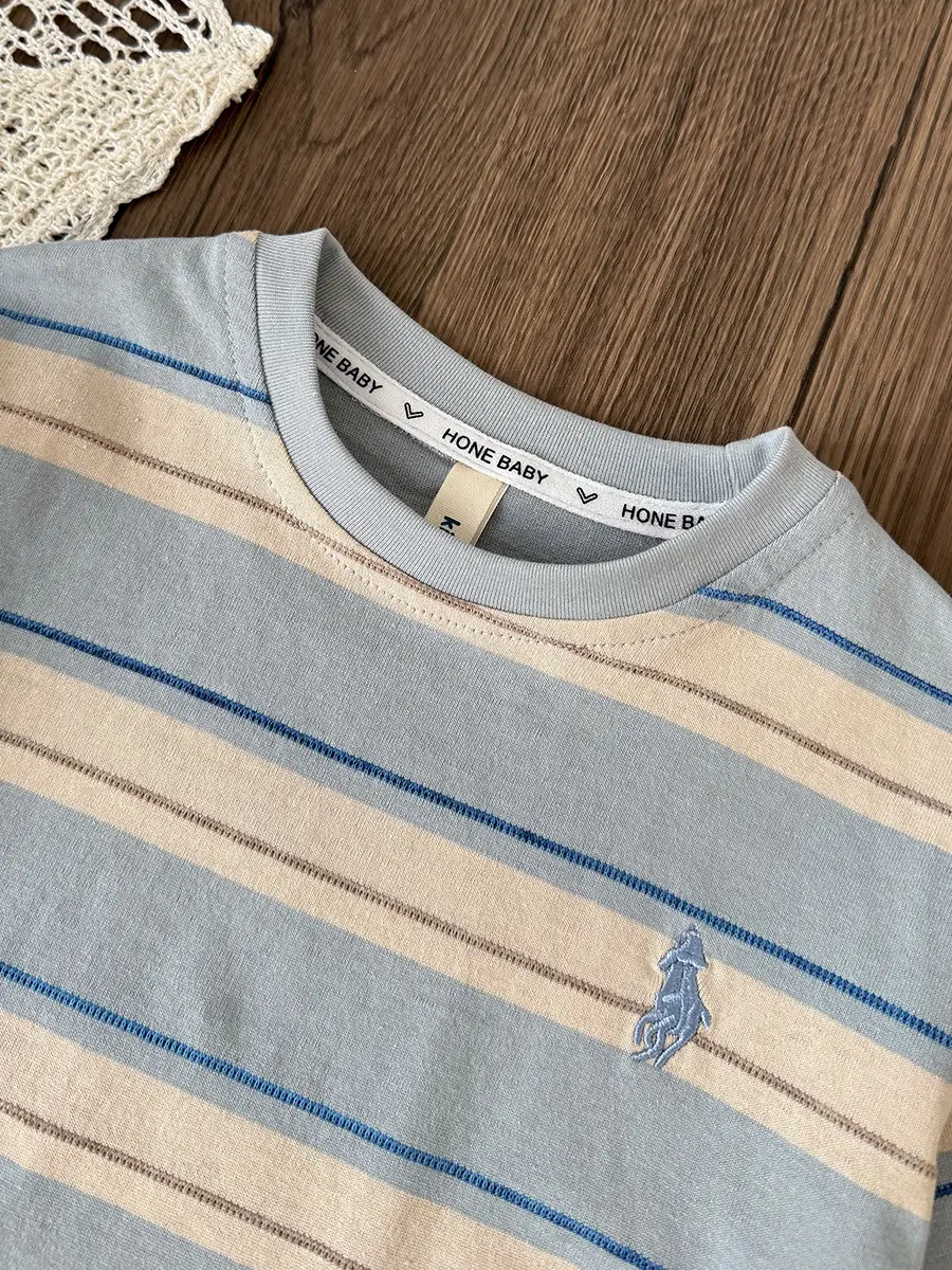 Boys Striped Short Sleeve T-Shirt 2025 - Image 6