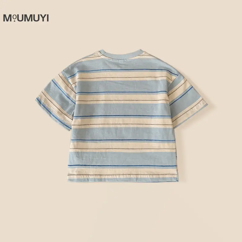 Boys Striped Short Sleeve T-Shirt 2025 — feature 5