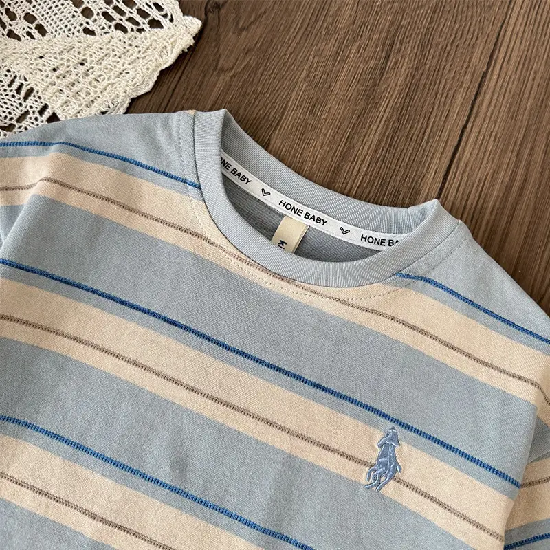 Boys Striped Short Sleeve T-Shirt 2025 — feature 6