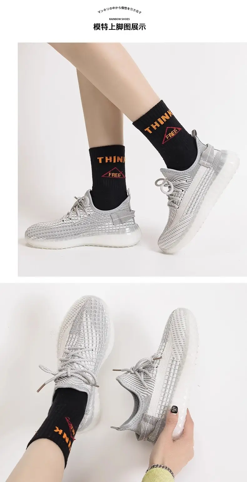 Men's Silver Mesh Running Shoes Large Spring Autumn — feature 13