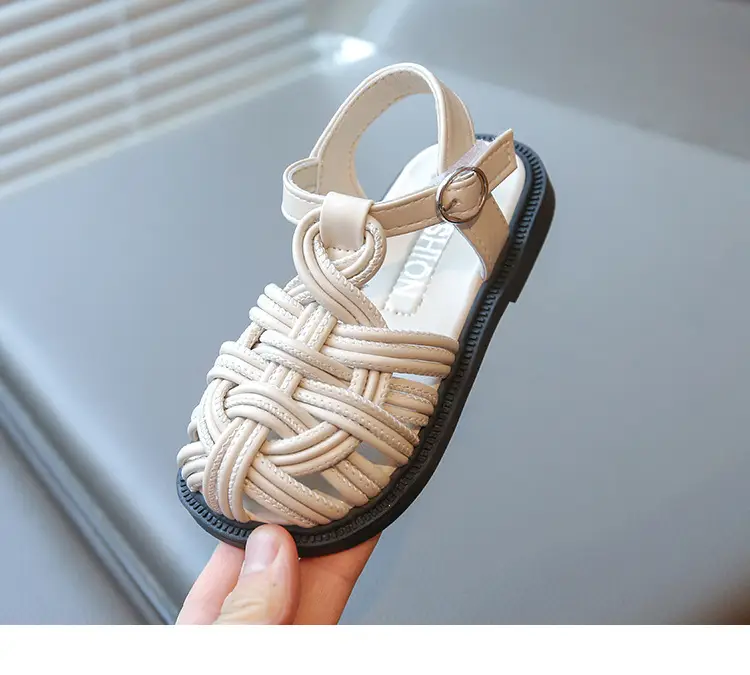 Baby Girl Woven Sandals Closed-Toe Summer — feature 15