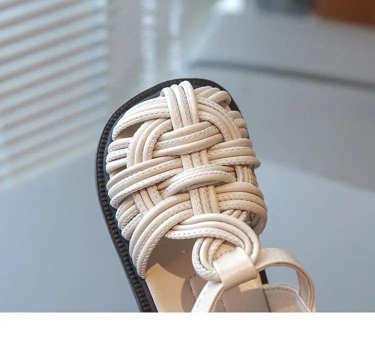 Baby Girl Woven Sandals Closed-Toe Summer — feature 17