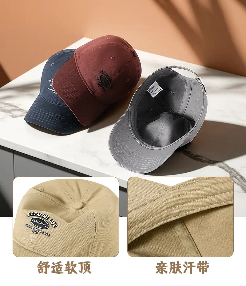 New Spring Summer Baseball Cap Large Head Circumference β feature 11