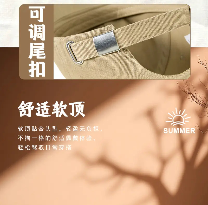 New Spring Summer Baseball Cap Large Head Circumference β feature 13