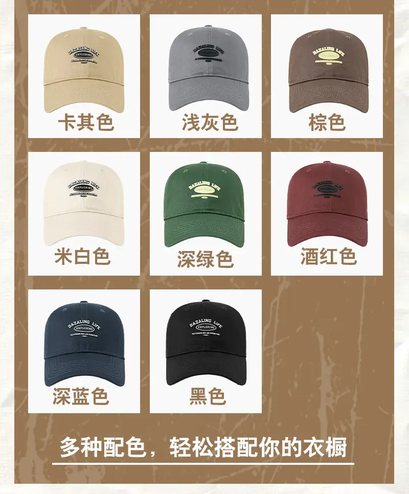 New Spring Summer Baseball Cap Large Head Circumference β feature 16