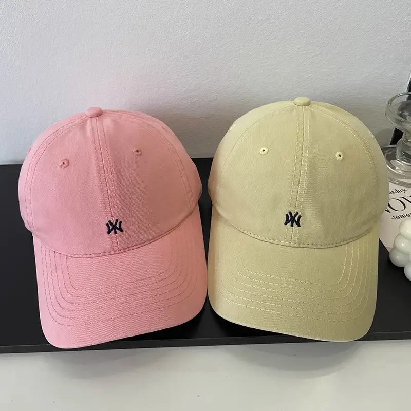 Korean Black Baseball Cap for Women Summer UV Protection Wide Brim - Image 9