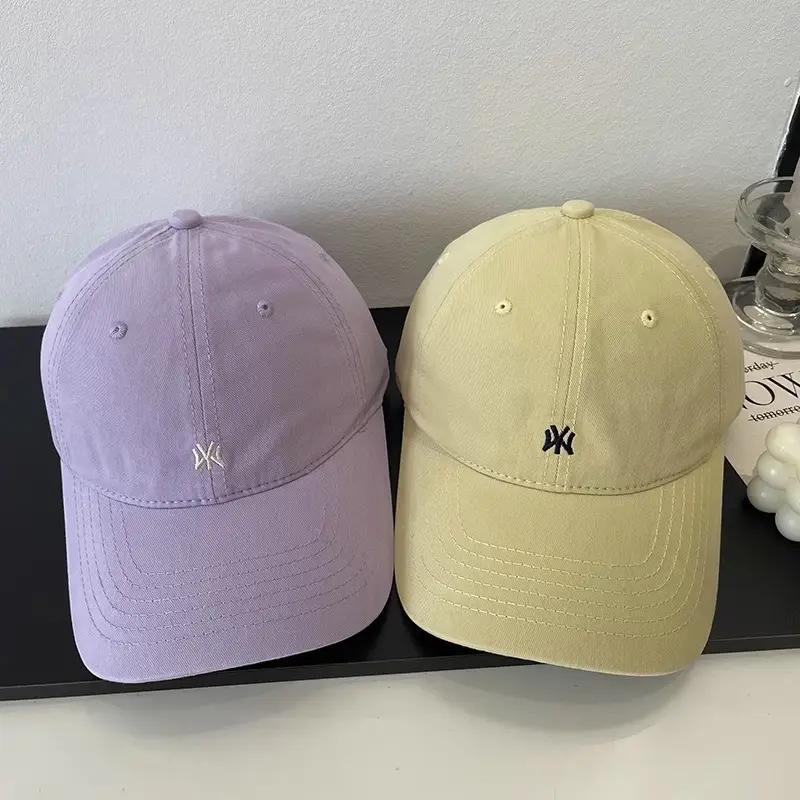 Korean Black Baseball Cap for Women Summer UV Protection Wide Brim - Image 11