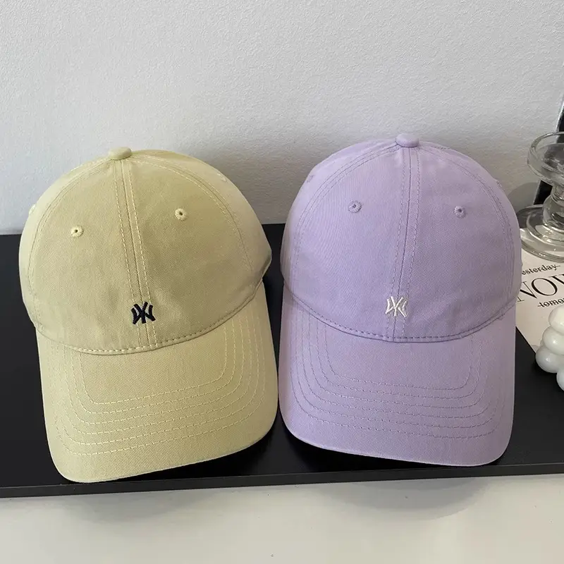Korean Black Baseball Cap for Women Summer UV Protection Wide Brim — feature 2