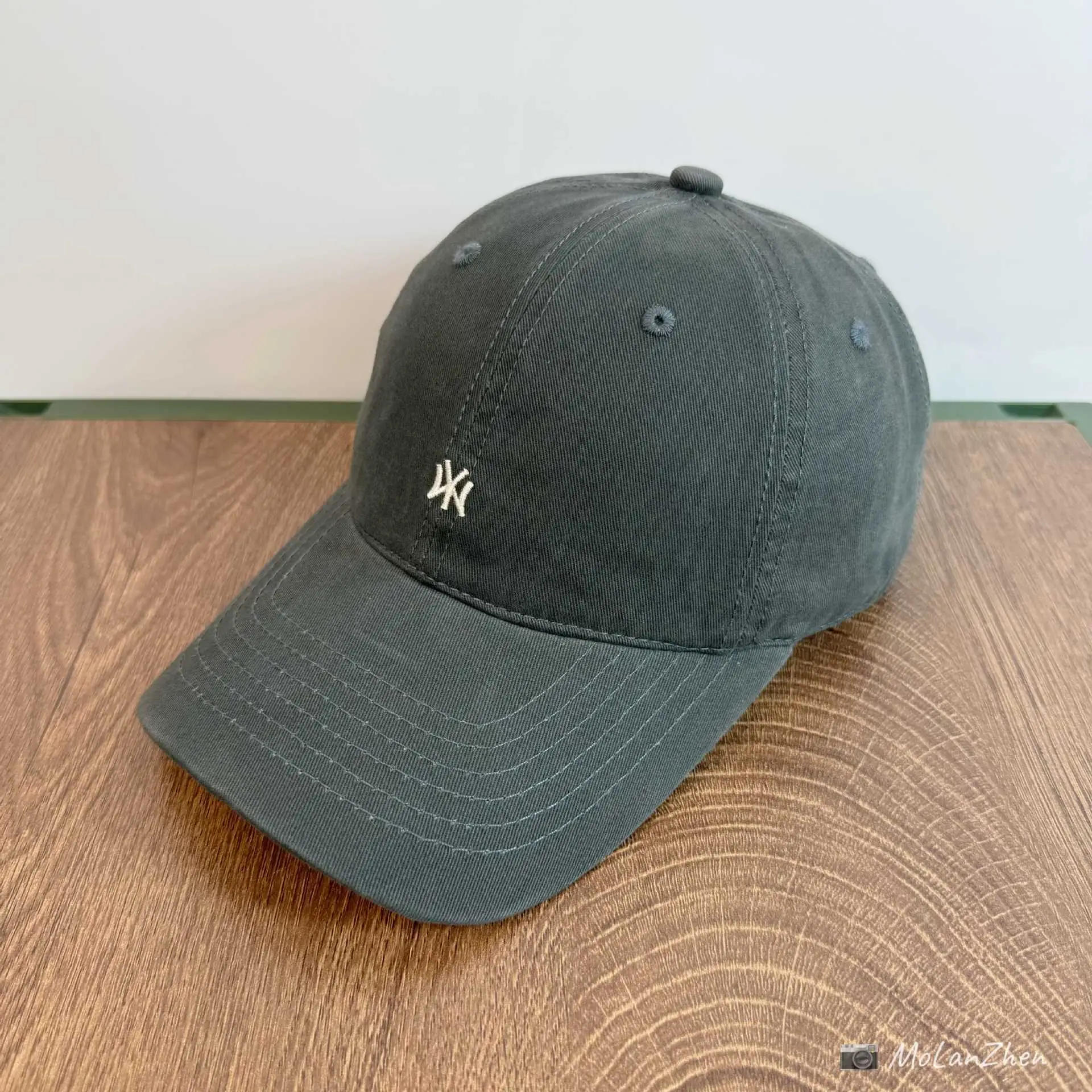Korean Black Baseball Cap for Women Summer UV Protection Wide Brim - Image 8