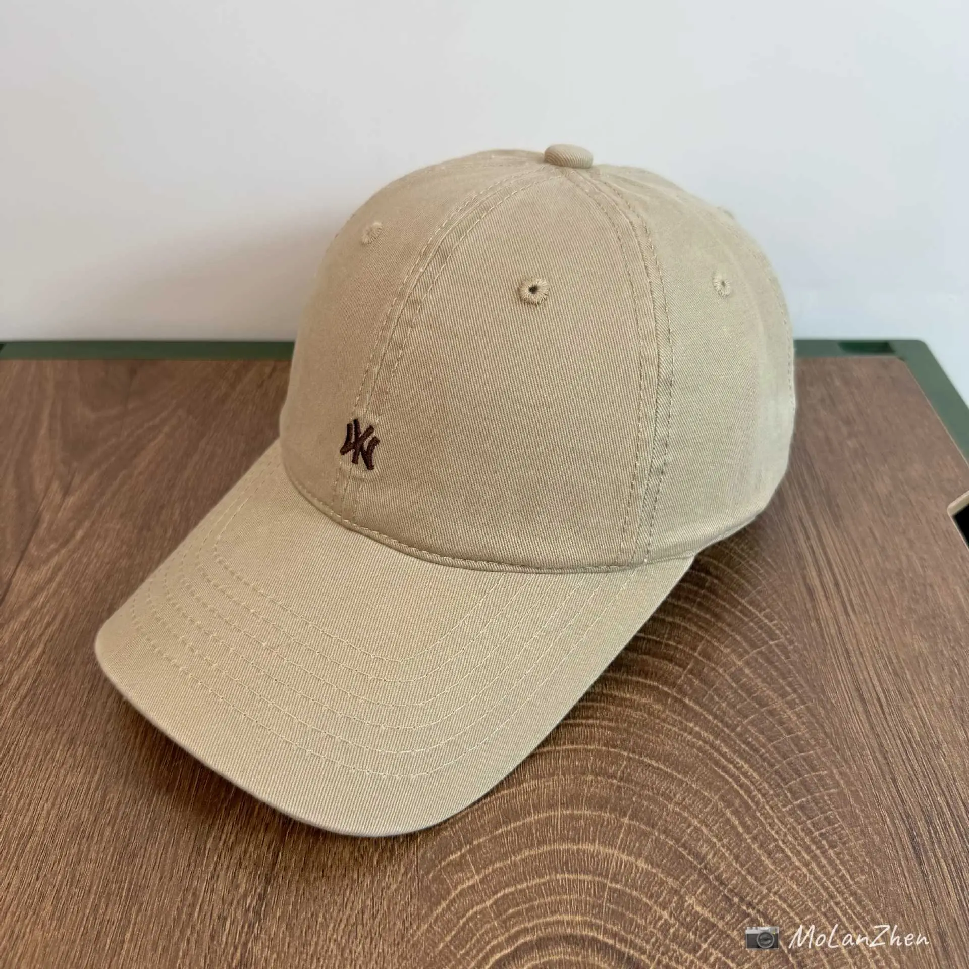 Korean Black Baseball Cap for Women Summer UV Protection Wide Brim - Image 3