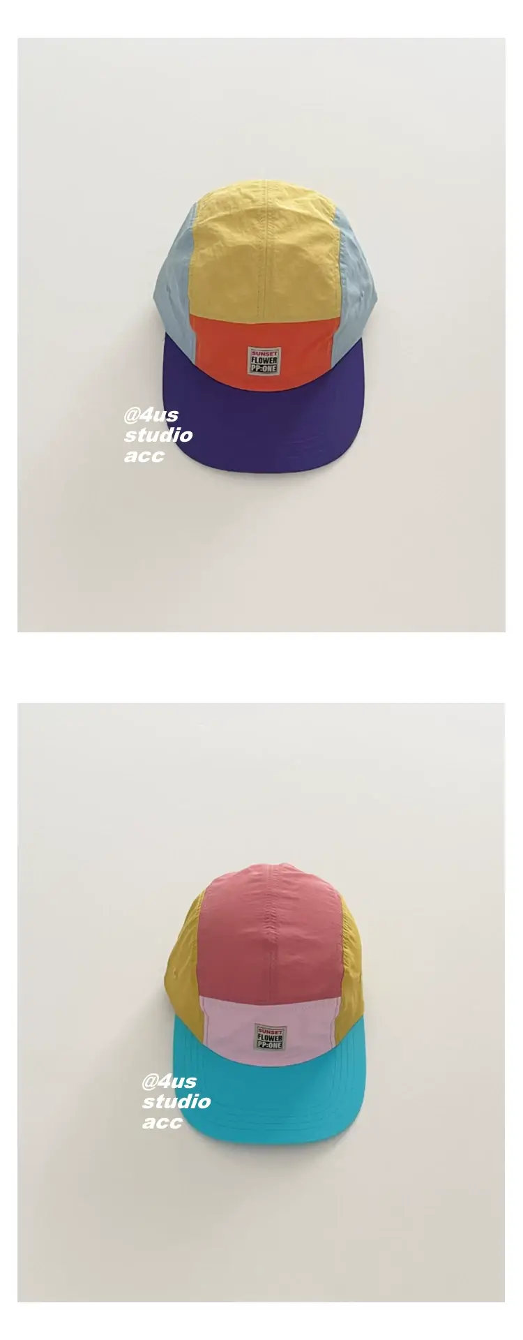Japanese Style Retro Color Blocking Cap for Women — feature 7