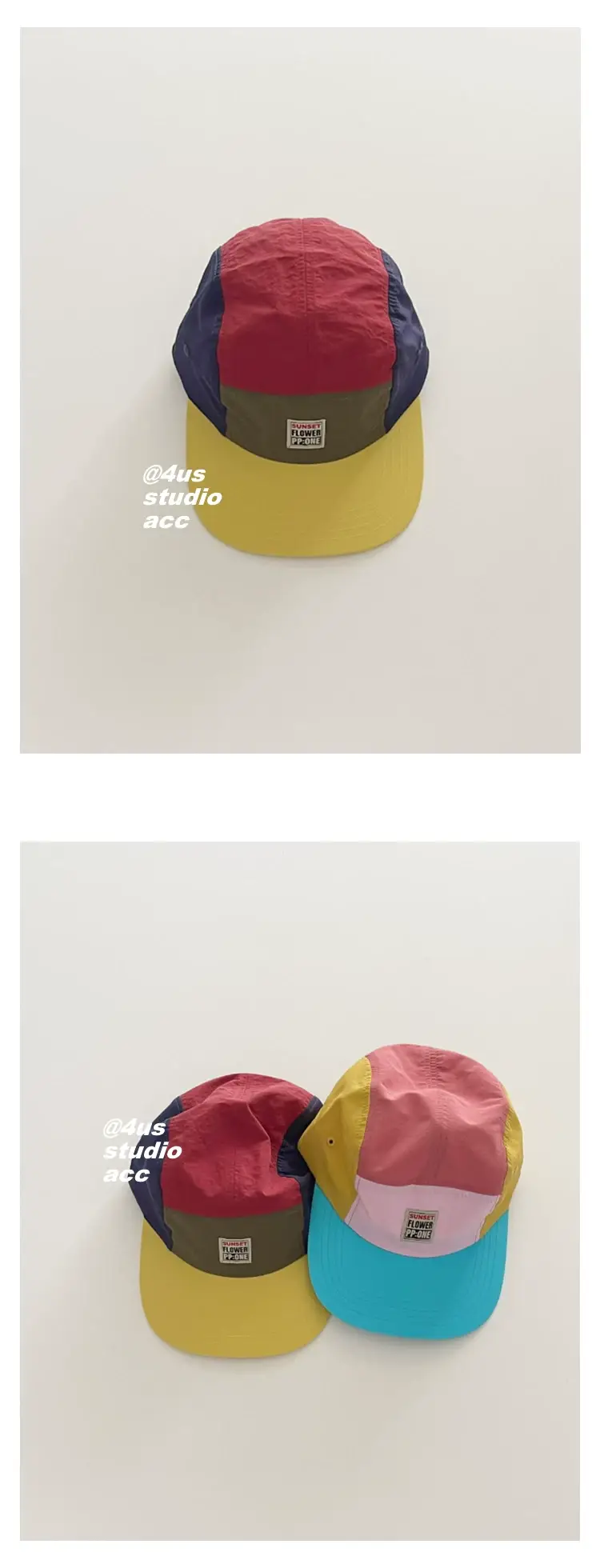 Japanese Style Retro Color Blocking Cap for Women — feature 8