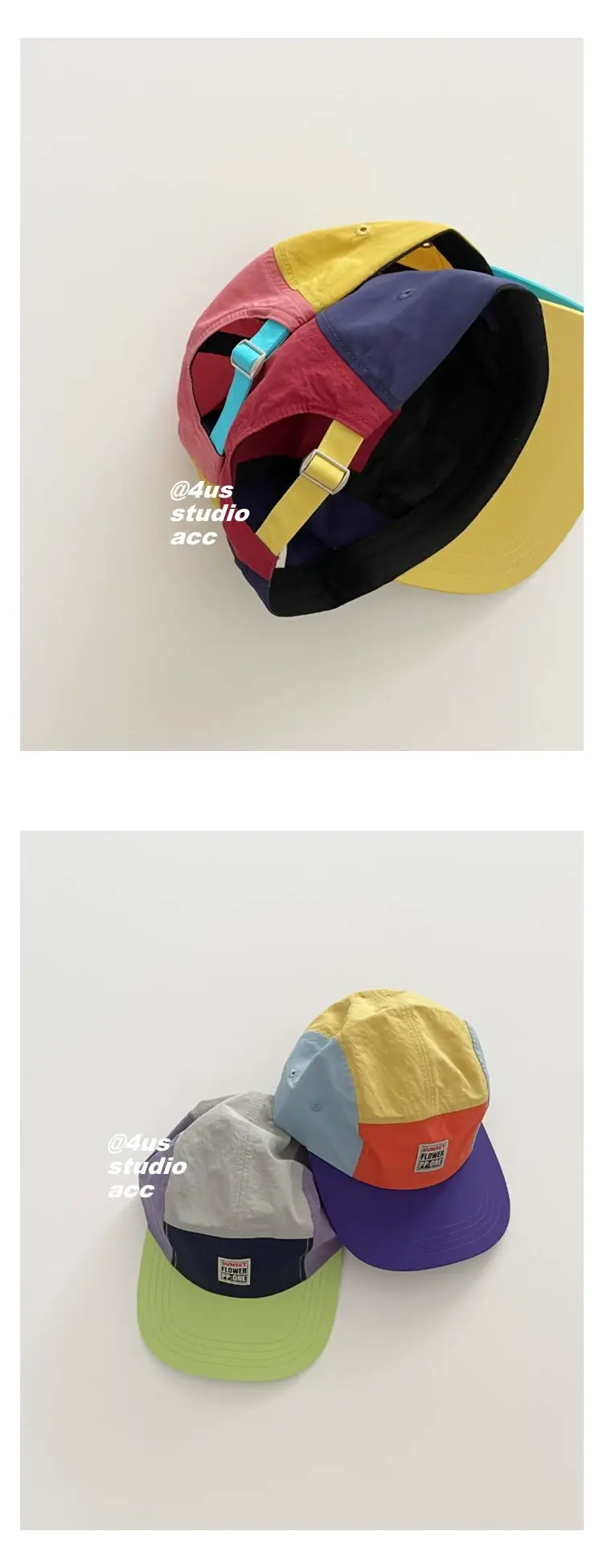 Japanese Style Retro Color Blocking Cap for Women — feature 9