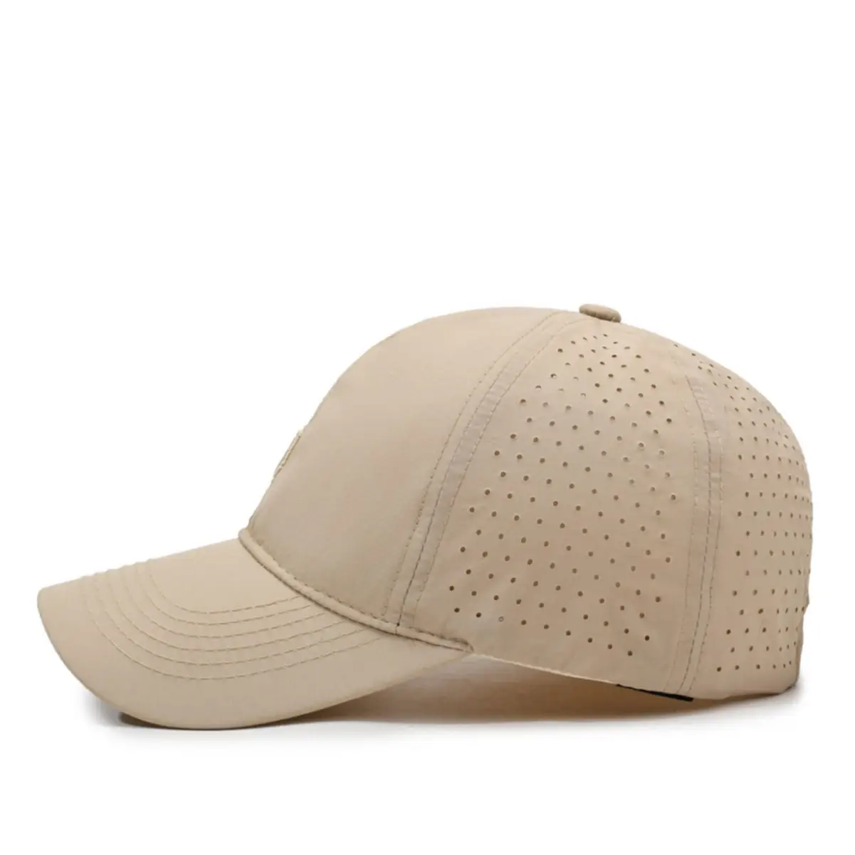 Men Summer Mesh Cap Beige Deep Sports Hat - Image 8