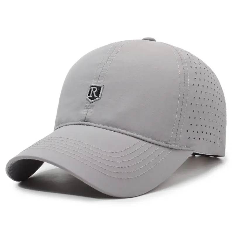 Men Summer Mesh Cap Beige Deep Sports Hat - Image 5