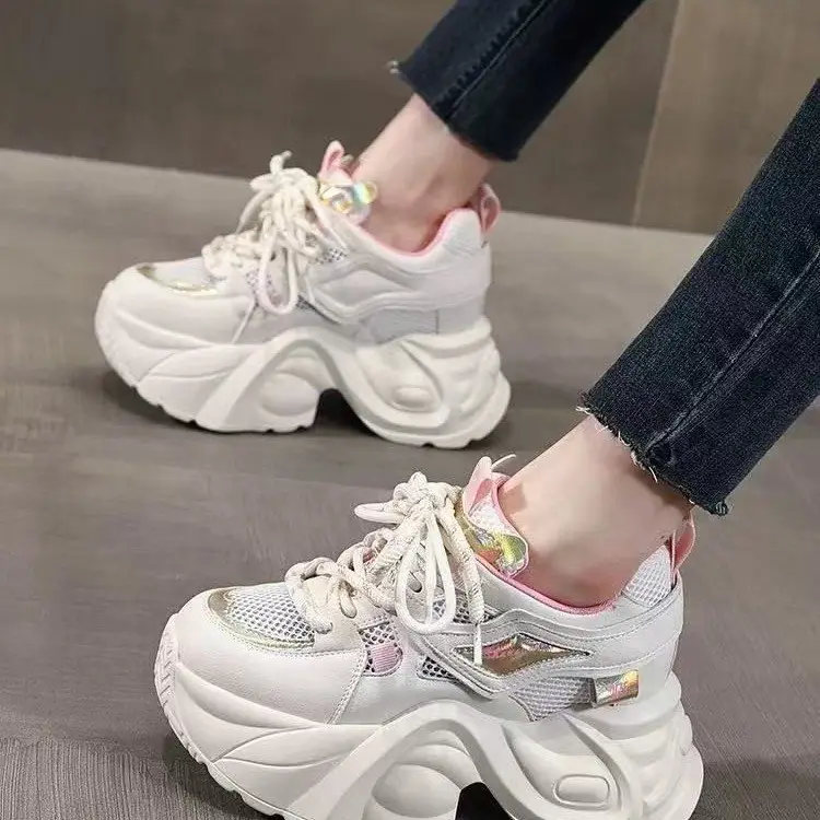 Women Thick Chunky Sandals Summer 2025 Mesh Breathable — feature 1