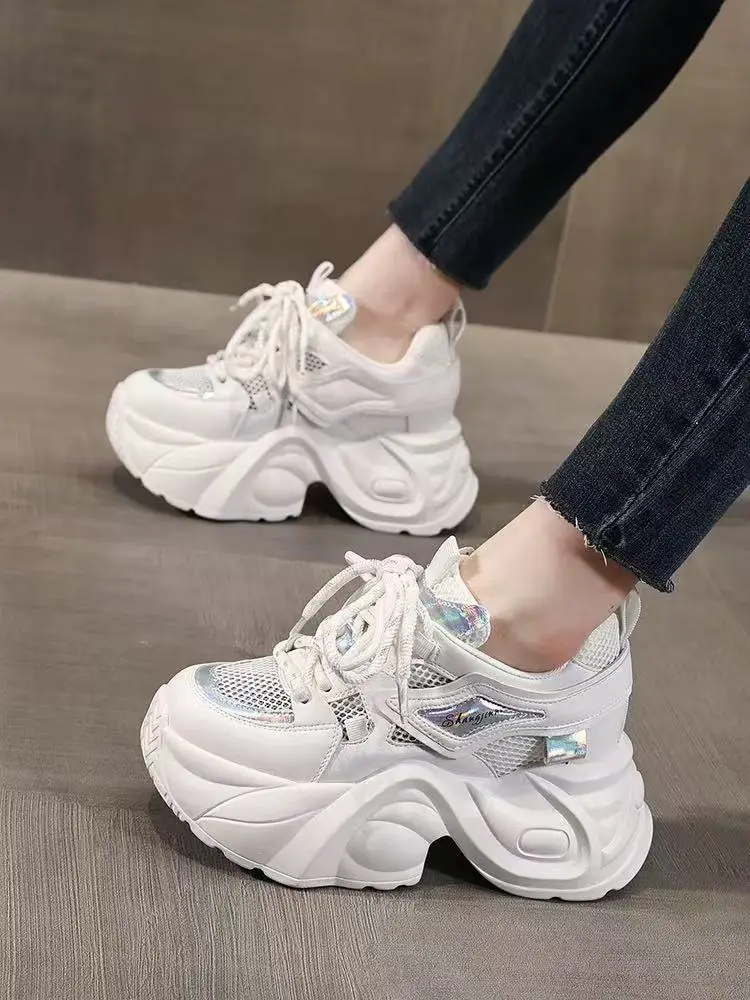 Women Thick Chunky Sandals Summer 2025 Mesh Breathable — feature 11