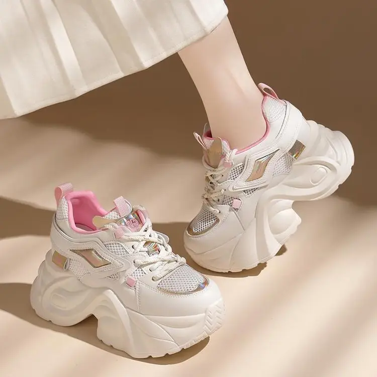 Women Thick Chunky Sandals Summer 2025 Mesh Breathable — feature 13