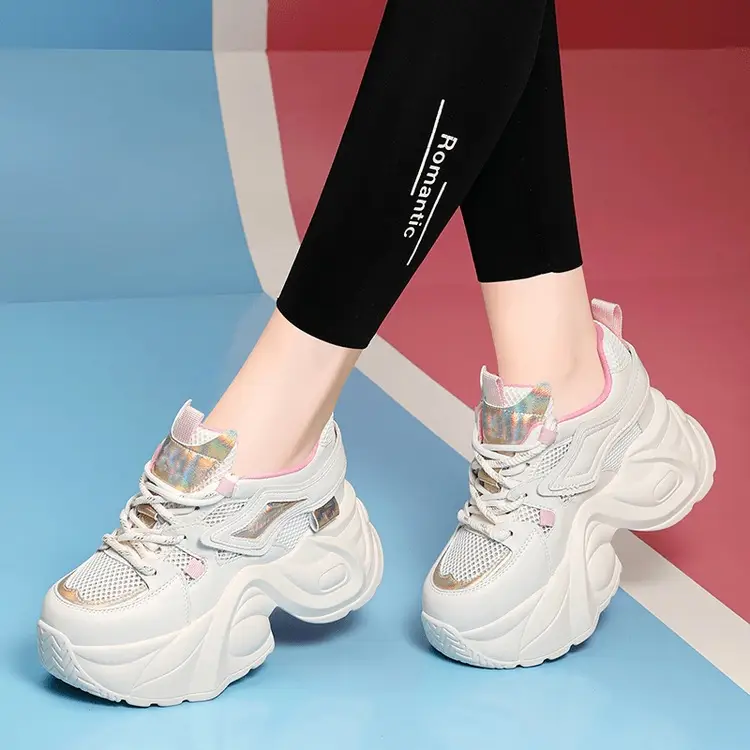 Women Thick Chunky Sandals Summer 2025 Mesh Breathable — feature 14